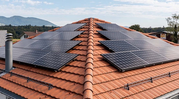 Solaranlage und Energiesteuerung für ein Einfamilienhaus in Wangenried.